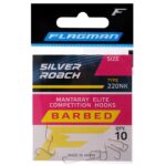 Kabliukai FLAGMAN Silver roach SIZE 12